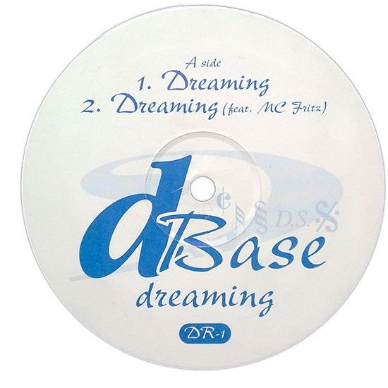 Image of Front Cover of 4144391S: 12" - D BASE, Dreaming (D Base; DR-1, UK 1998, Plain Sleeve) few faint scuffs - v. minor. one or two hairlines both sides  /VG