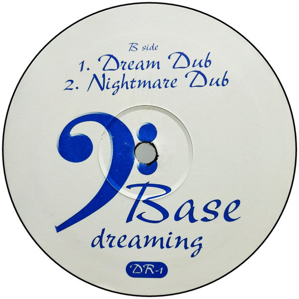 Image of Back Cover of 4144391S: 12" - D BASE, Dreaming (D Base; DR-1, UK 1998, Plain Sleeve) few faint scuffs - v. minor. one or two hairlines both sides  /VG