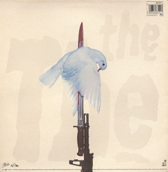 Image of Back Cover of LP - VG/VG - THE THE, Mind Bomb (Epic; 463319 1, UK 1989, Inner, Poster, Promo Sticker On Sleeve, Limited Edition), Light wear and marks on sleeve and inner. Poster in really nice condition. Strong VG.,  - 2246277S