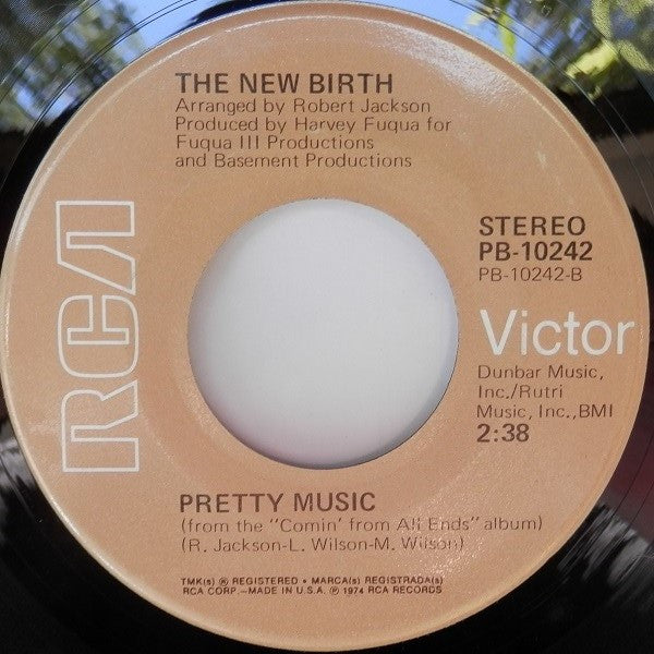 Image of Back Cover of 7" - G+/VG - NEW BIRTH, Do It Again / Pretty Music (RCA; PB-10242, US 1974, Company Sleeve), Light marks.,  - 3126187E