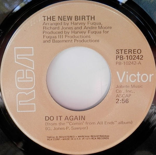 Image of Front Cover of 7" - G+/VG - NEW BIRTH, Do It Again / Pretty Music (RCA; PB-10242, US 1974, Company Sleeve), Light marks.,  - 3126187E
