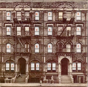Image of Front Cover of 2xLP - VG/VG - LED ZEPPELIN, Physical Graffiti (Swan Song; SSK 89400, UK 1975, Die Cut Sleeve, Two Inners & Insert, First pressing, Satin Finished Insert Front and Back With One Fold. Kings Road Address. Labels without Warner logo. 1/4/1/1 Matrixes), Strong VG, a few light marks, one light scratch on side4, light edge wear,  - 3446183S