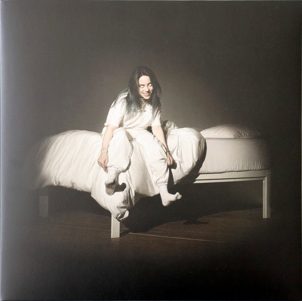 Image of Front Cover of 4154303S: LP - BILLIE EILISH, When We All Fall Asleep, Where Do We Go? (Interscope; 00602577427664, Europe 2019, Gatefold, Black Inner, Apricot vinyl)   NEW/NEW