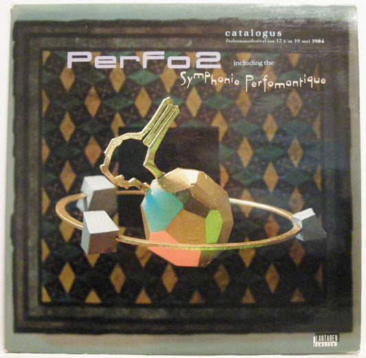 Image of Front Cover of 4743028S: LP - VARIOUS, Perfo 2, Including The Symphonie Perfomantique (Lantaren Venster Records  ; LAT 8442 , Netherlands 1984, Laminated Gatefold Sleeve. , Booklet) Lots of hairlines, heavy mark over the first half of the A-Side.  VG/G