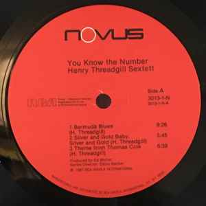 Image of Label Cover of LP - VG+/VG+ - HENRY THREADGILL SEXTETT, You Know the Number (Novus; 3013-1-N, US 1986), Stil partially in shrinkwrap with hype sticker,  - 3146304S