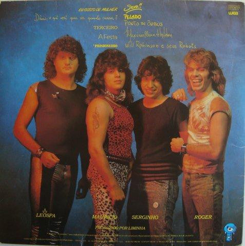 Image of Back Cover of 3824182E: LP - ULTRAJE A RIGOR, Sexo!! (WEA; 670.8002 , Brazil 1987, Inner, Poster) Strong VG, Edge Wear  VG/VG
