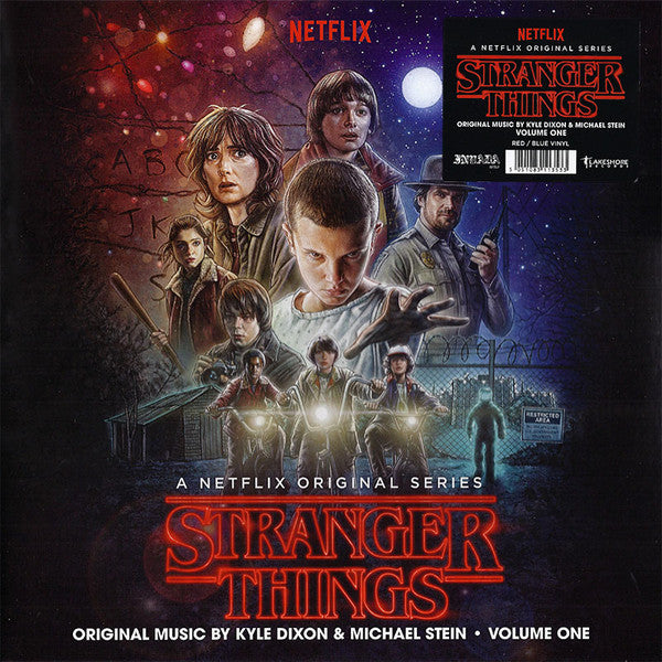 Image of Front Cover of 2xLP - VG/VG - KYLE DIXON AND MICHAEL STEIN, Stranger Things - Volume One (Invada; INV176LP, UK 2016, Gatefold, Insert, 1 x Red Vinyl, 1 x Blue Vinyl), Hairlines, ring wear, creased Insert,  - 2846278S