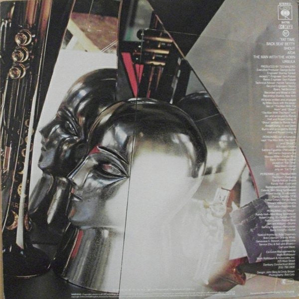 Image of Back Cover of LP - VG/VG - MILES DAVIS, The Man With The Horn (CBS Orange/Yellow; 84708, UK 1981), ,  - 4346091S