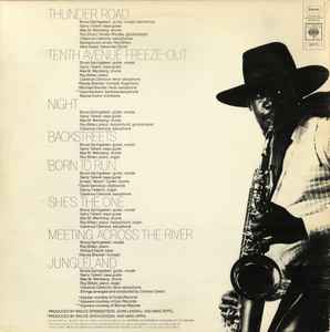 Image of Back Cover of LP - VG/G - BRUCE SPRINGSTEEN, Born to Run (CBS Orange/Yellow "Made In England" Bottom Of Label; 69170, UK 1975, Gatefold, "John" Landau Misspelled.), ,  - 2926031E