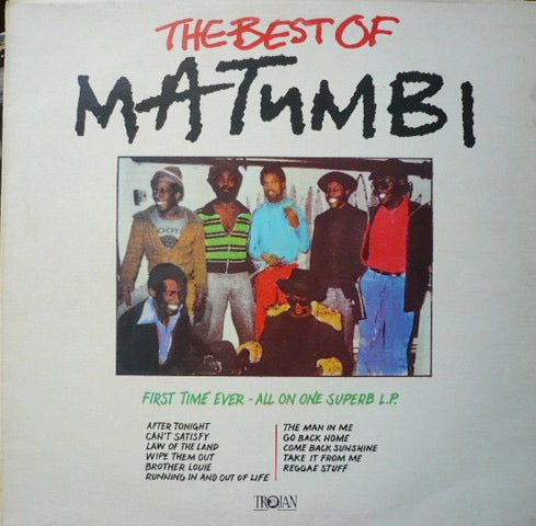 Image of Front Cover of LP - VG+/VG+ - MATUMBI, The Best Of Matumbi (Trojan Records ; TRLS 145, UK 1977), ,  - 2346255S