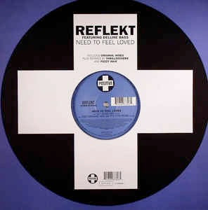Image of Front Cover of 12" - G+/VG - REFLEKT FEATURING DELLINE BASS  , Need To Feel Loved (Positiva  ; 12TIV-213, UK 2005, Titled Company Sleeve), A few marks across both sides, but only hairlines. Plays well with some light surface noise, noticeable more on quieter sections. Sleeve has general wear and creasing, with a sticker on top L corner.,  - 3926184E