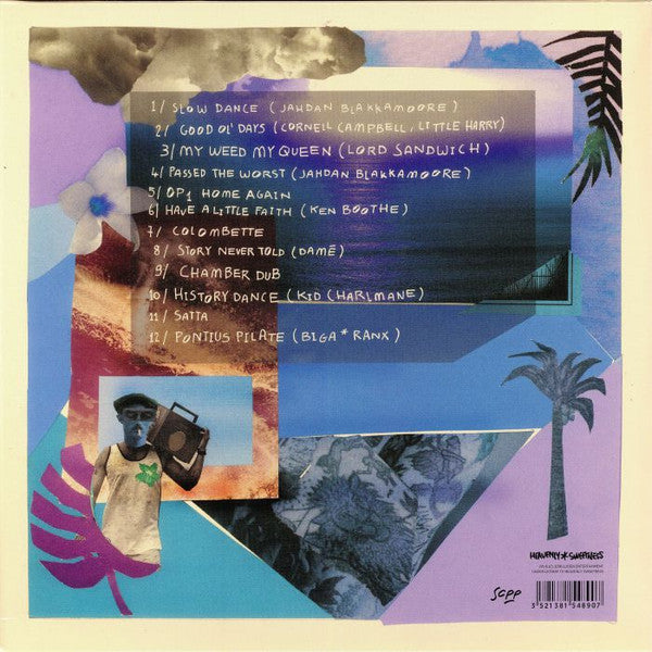 Image of Back Cover of 2xLP - VG/EX - BLUNDETTO, Slow Dance (Heavenly Sweetness; HS181VL, France 2018, 2 Inners & Insert, Hype Sticker), Opened from sealed. Bent corner on sleeve.,  - 0716373C