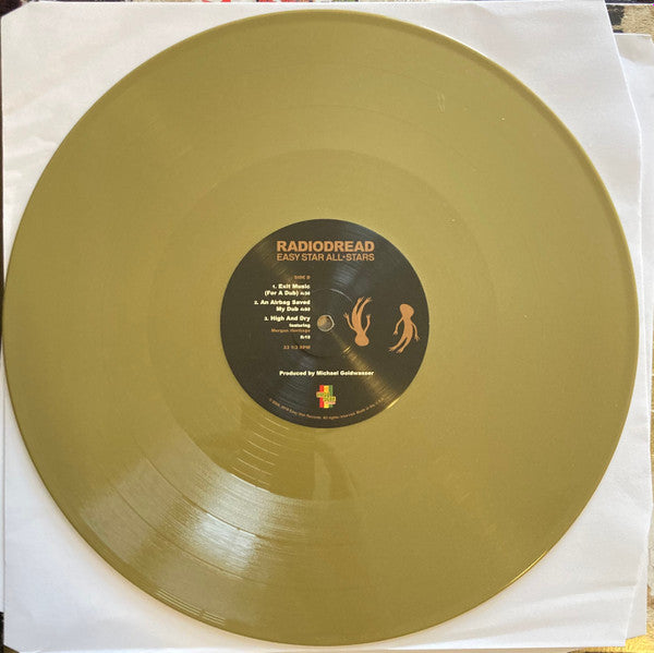 Image of Label Cover of 2xLP - NEW/NEW - EASY STAR ALL STARS, Radiodread (Easy Star Records; ES1055V, US 2017 Reissue, Gatefold, Gold Vinyl), ,  - 2756094S