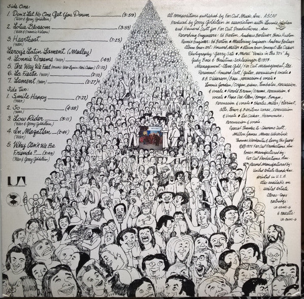 Image of Back Cover of LP - VG/VG - WAR, Why Can't We Be Friends (UA; UA-LA441-G, US 1975, Picture Sleeve, No Poster), ,  - 3526060E