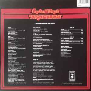 Image of Back Cover of 4725035E: LP - CRYSTAL WINDS, First Flight (Escrow Records; 23012-ESL, UK 2003 Reissue, Picture Sleeve) Lightest of marks.  EX/VG+