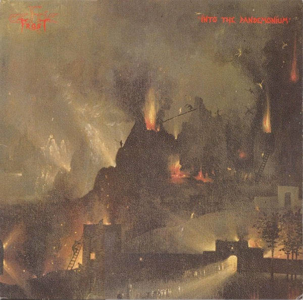 Image of Front Cover of LP - VG/VG - CELTIC FROST, Into the Pandemonium (Combat / Noise; 88561-8175-1, US 1987, Gatefold, Inner), Strong VG, Lightest of wispy marks, Ever so slightly warped, Sleeve has hole punch all the way through, Comes with inner and two original IRD Mail Order forms. ,  - 1716274C