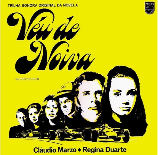 Image of Front Cover of 4644378S: LP - VARIOUS, V u De Noiva (Trilha Sonora Original Da Novela) (Philips; 765.102 L , Brazil 1969, Mono) heavy Edgewear to sleeve but vinyl in great condition  G/VG+