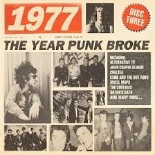 Image of Front Cover of 4934050E: 3xCD - VARIOUS, 1977 The Year Punk Broke (Cherry Red; CRCDBOX78, UK 2019, Box Set, 3 Inners + Booklet)   VG+/VG+