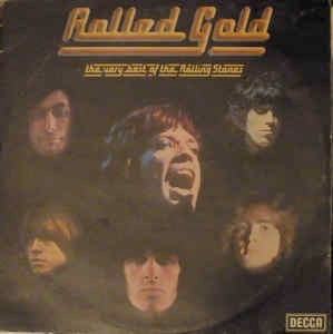 Image of Front Cover of 2xLP - VG/VG+ - THE ROLLING STONES, Rolled Gold (Decca Black and Silver Boxed logo; ROST 1/2, UK Reissue, Gatefold), ,  - 2026060E