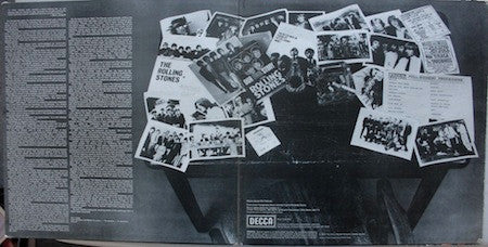 Image of Back Cover of 2xLP - VG/VG+ - THE ROLLING STONES, Rolled Gold (Decca Black and Silver Boxed logo; ROST 1/2, UK Reissue, Gatefold), ,  - 2026060E