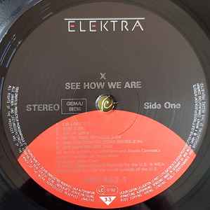 Image of Label Cover of LP - VG+/VG+ - X, See How We Are (Elektra; 960 492-1, Europe 1987, Inner), ,  - 0926056E