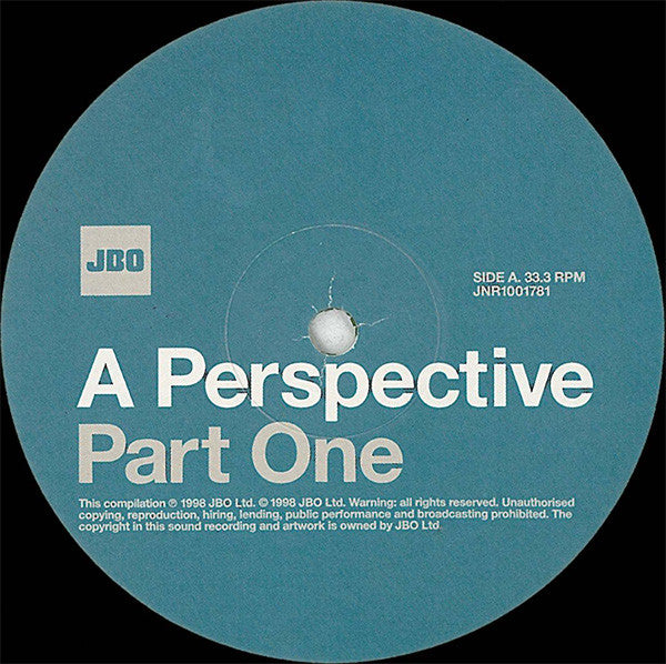 Image of Label Cover of 0145090S: 4xLP - VARIOUS, JBO: A Perspective 1988-1998 (Junior Boys Own; JNR1001781, UK 1998, Box Set, 4 Inners) Light Marks only.  VG+/VG+