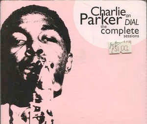 Image of Front Cover of 2634069E: 4xCD - CHARLIE PARKER, Charlie Parker On Dial, The Complete Sessions (Spotlite Jazz; SPJ-CD 4-101, US 1993 Reissue, Double CD Case, 2 Booklets, 2 booklets) jewel case has scratches to surface due to storage, everything else is strong VG+  EX/VG+