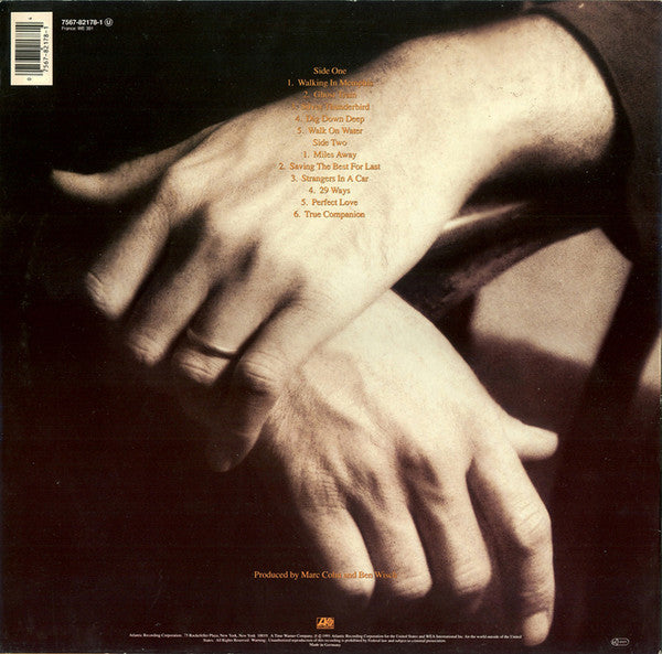 Image of Back Cover of LP - VG+/VG+ - MARC COHN, Marc Cohn (Atlantic; 7567 82178 1, Europe 1991, Inner), ,  - 3926144E
