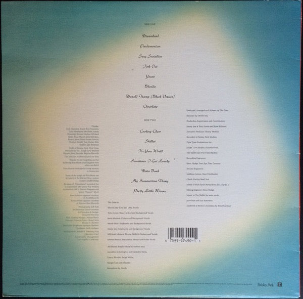 Image of Back Cover of LP - VG/VG+ - THE TIME, Pandemonium (Paisley Park; 1-27490, US 1990), Edge Wear,  - 3516316C