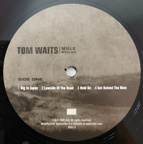 Image of Label Cover of 2xLP - NEW/NEW - TOM WAITS, Mule Variations (Anti; 6547-3 , Netherlands 2017 Reissue, Gatefold), ,  - 2716198C