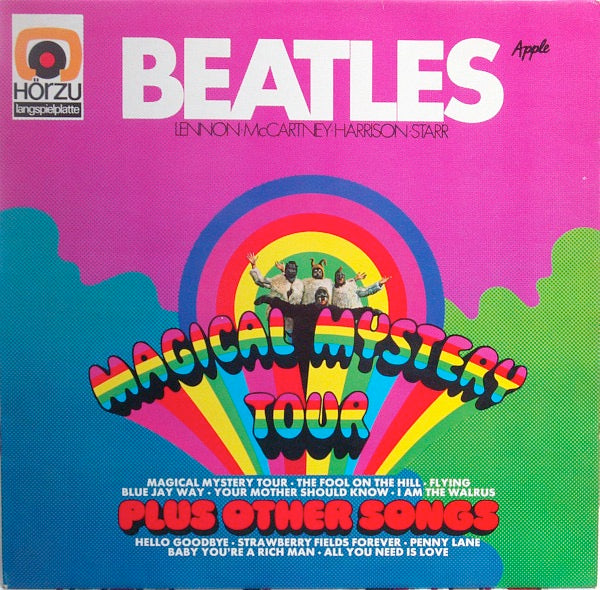 Image of Front Cover of LP - VG/G+ - THE BEATLES, Magical Mystery Tour (Horzu/Apple; SHZE 327, Germany 1973 Reissue, Laminated Sleeve), Edge Wear,  - 3046258S