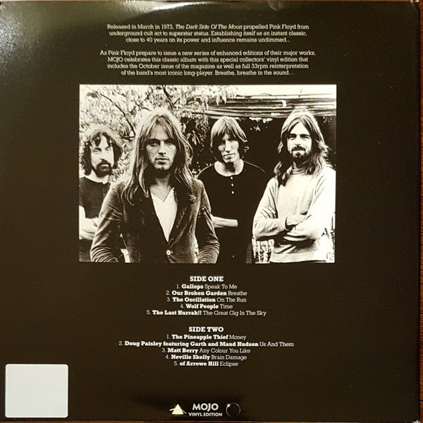 Image of Back Cover of LP - VG/VG+ - VARIOUS, Return To The Dark Side Of The Moon (Mojo Magazine ; MOJO002, UK 2011, Gatefold, No Magazine, No Obi), Corner Bump,  - 3726151E