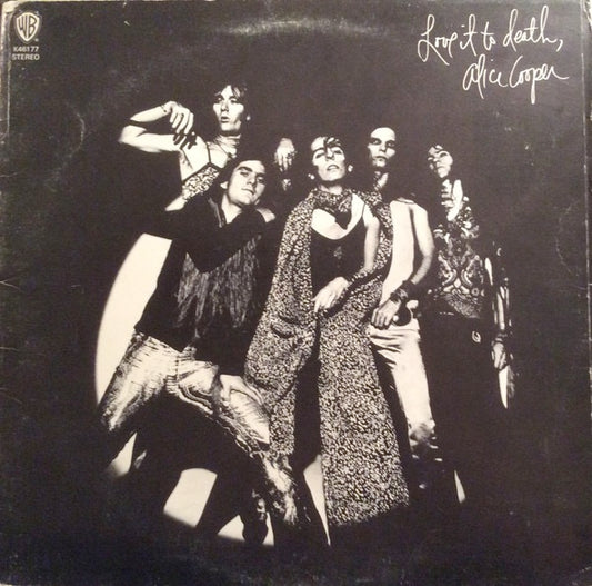Image of Front Cover of LP - VG/EX - ALICE COOPER, Love It To Death (WB Burbank; K46177, UK 1973 Reissue, Inside Loading Gatefold Sleeve), Sticker Damage To Sleeve,  - 3026120E
