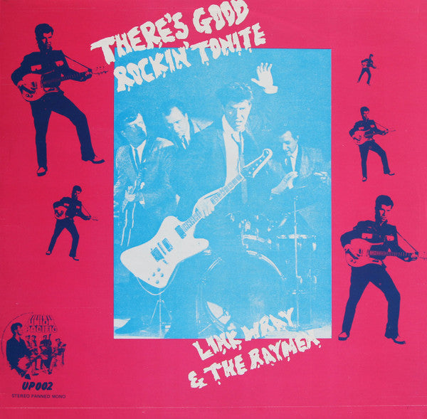 Image of Front Cover of LP - VG/VG - LINK WRAY, There's Good Rockin Tonight (Union Pacific; UP002, UK 1972, White Label Test Pressing, Insert), ,  - 2426237E