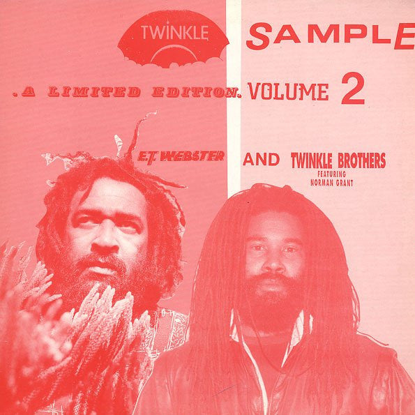 Image of Front Cover of 1714433C: LP - E.T. WEBSTER & TWINKLE BROTHERS, Twinkle Sample Volume 2 (Twinkle Music; NG 526, UK 1991)   VG+/VG