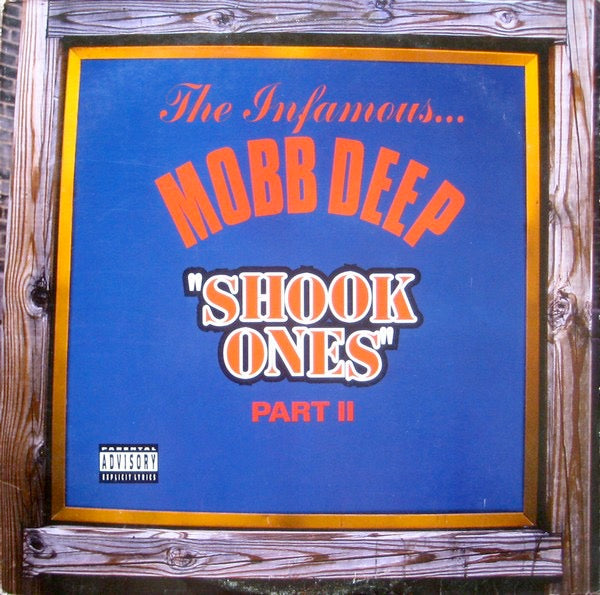 Image of Front Cover of 12" - VG+/VG - MOBB DEEP, Shook Ones Part II (Loud; 07863-64315-1, US 1995, Picture Sleeve), Strong VG, light marks only. Sleeve still in opened shrink, has minor corner wear,  - 3526314E