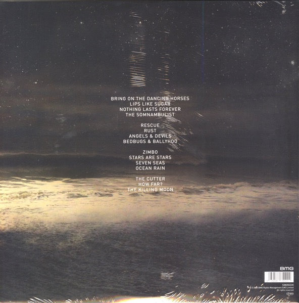 Image of Back Cover of 2xLP - NEW/NEW - ECHO AND THE BUNNYMEN, The Stars, The Oceans And The Moon (BMG; 538355200 , UK 2018, Gatefold, 2 Inners, Luminous vinyl), ,  - 3236092E