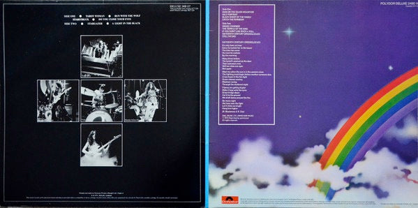 Image of Back Cover of 2xLP - VG/G+ - RAINBOW, Rainbow Rising (Polydor; 2683 078, UK 1976, Gatefold), ,  - 4326078E