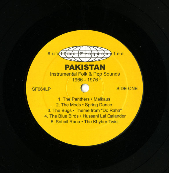 Image of Label Cover of 2xLP - VG+/VG+ - VARIOUS, Pakistan (Folk And Pop Instrumentals 1966-1976) (Sublime Frequencies; SF 064LP, US 2011, Gatefold), ,  - 3026225E