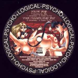 Image of Back Cover of 12" - /G+ - NECRO, The Most Sadistic / You're Dead / Your Fxxxing Head Split (Psycho+Logical-Records ; , US 1999, Plain sleeve), Marks on vinyl. Plays well.,  - 1826079E