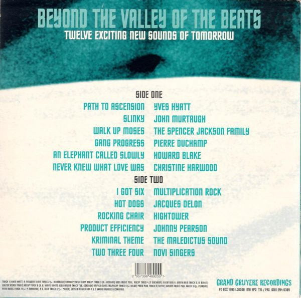 Image of Back Cover of LP - G+/G+ - VARIOUS, Beyond The Valley Of The Beats (Grand Gruyere ; PP101, UK 1997, Unofficial), ,  - 3426159E