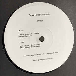 Image of Front Cover of 2244195S: 12" - VARIOUS, EPR 001 (Equal People Records; EPR001, UK 2019)   /VG+