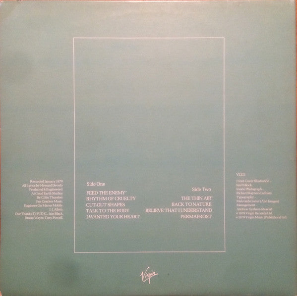 Image of Back Cover of LP - G+/VG - MAGAZINE, Secondhand Daylight (Virgin; V 2121, UK 1979, Gatefold), ,  - 2626141E