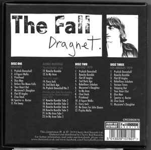 Image of Back Cover of 3xCD - VG+/VG - THE FALL, Dragnet (Cherry Red; CRCDBOX76Series:Fall Sound Archive  , Europe 2019 Reissue, Clamshell Box Set, Booklet), Light cosmetic marks.,  - 3216189C