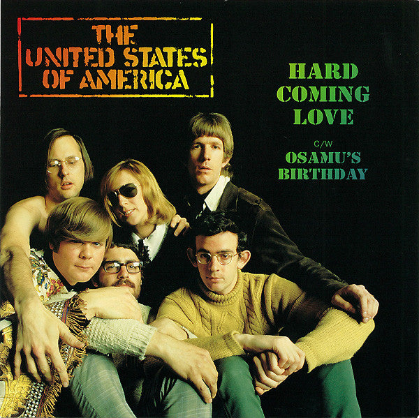 Image of Front Cover of 7" - VG+/EX - THE UNITED STATES OF AMERICA, Hard Coming Love / Osamu's Birthday (Sundazed Music; KS7-04Series:Kustom Shop � KS7-04, US 2004, Picture Sleeve, Yellow Vinyl), ,  - 4126084E