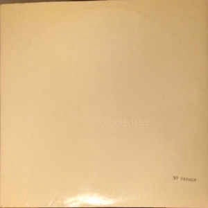 Image of Front Cover of 2xLP - VG+/VG - THE BEATLES, The White Album (Apple; PCS 7067/8, UK 1968, Numbered Gatefold, Top Opening, Stereo On Rear Seeve, Black Inners, Poster / 4 Postcards, Stereo, An EMI Recording on All Labels), No. 0401441. Beautiful Copy With Original Tracing Paper Between Photos. Only One Mark Which Clicks at End of Helter Skelter, Top Opening Garrod & Lofthouse Sleeve+ 4 Prints+ Black Inners+ PosterNumbered An E.M.I. Recording  text to the left of the labelsNOTE: UK Stereo Copies
