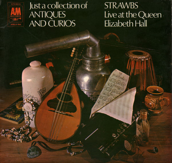 Image of Front Cover of 0224318E: LP - STRAWBS, Just a Collection of Antiques and Curios (A&M; AMLS994, UK 1970, Laminated Gatefold Sleeve)   VG+/VG+