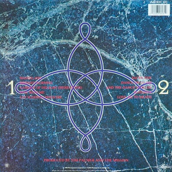 Image of Back Cover of LP - VG/VG - THE MISSION, Gods Own Medicine (Mercury; MERH 102, UK 1986, Embossed Gatefold Sleeve, Inner, First edition), Hairlines, edge wear,  - 1246080S