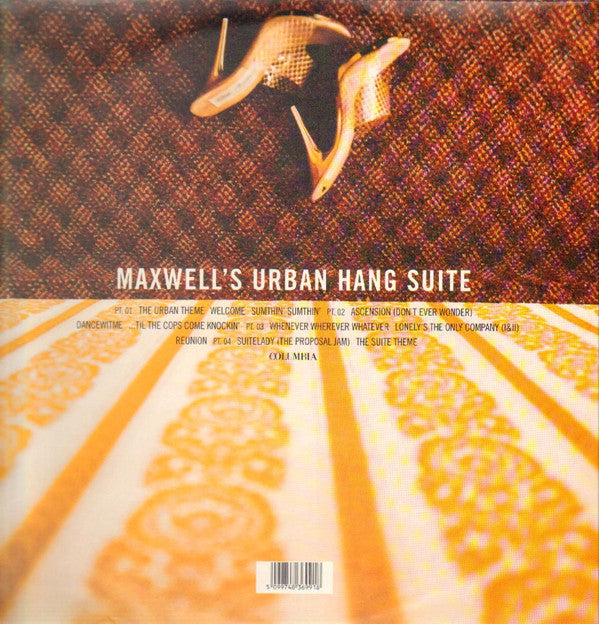 Image of Front Cover of 2xLP - G/G - MAXWELL, Maxwell's Urban Hang Suite (Columbia; 483699 1, UK 1996, Picture Sleeve, 2 Inners), Sleeve very worn with water and mould damage at bottom left corner, inners frayed and ringworn. Each disc extensively hairlined with various scuffs and marks.,  - 2816006C