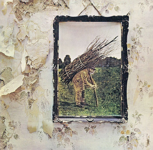 Image of Front Cover of 4945190S: 2xLP - LED ZEPPELIN, Led Zeppelin IV - Untitled (Atlantic; 8122796433 , Europe 2014 Reissue, Tri-Fold Sleeve, Insert, 180 Gram Vinyl) Opened Instore, Still In Stickered Shrinkwrap  EX/EX
